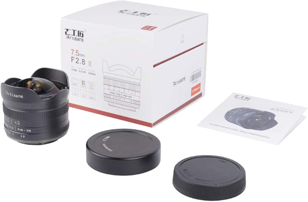7.5mm f2.8 II Manual Fisheye Lens for MFT M4/3 Mount Cameras W4960