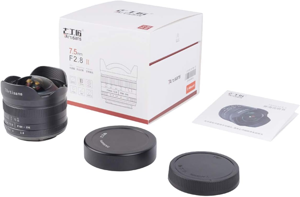 7.5mm f2.8 II Manual Fisheye Lens for MFT M4/3 Mount Cameras W4960