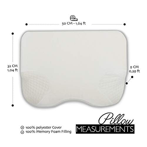Ergonomic Memory Foam CPAP Pillow H86089