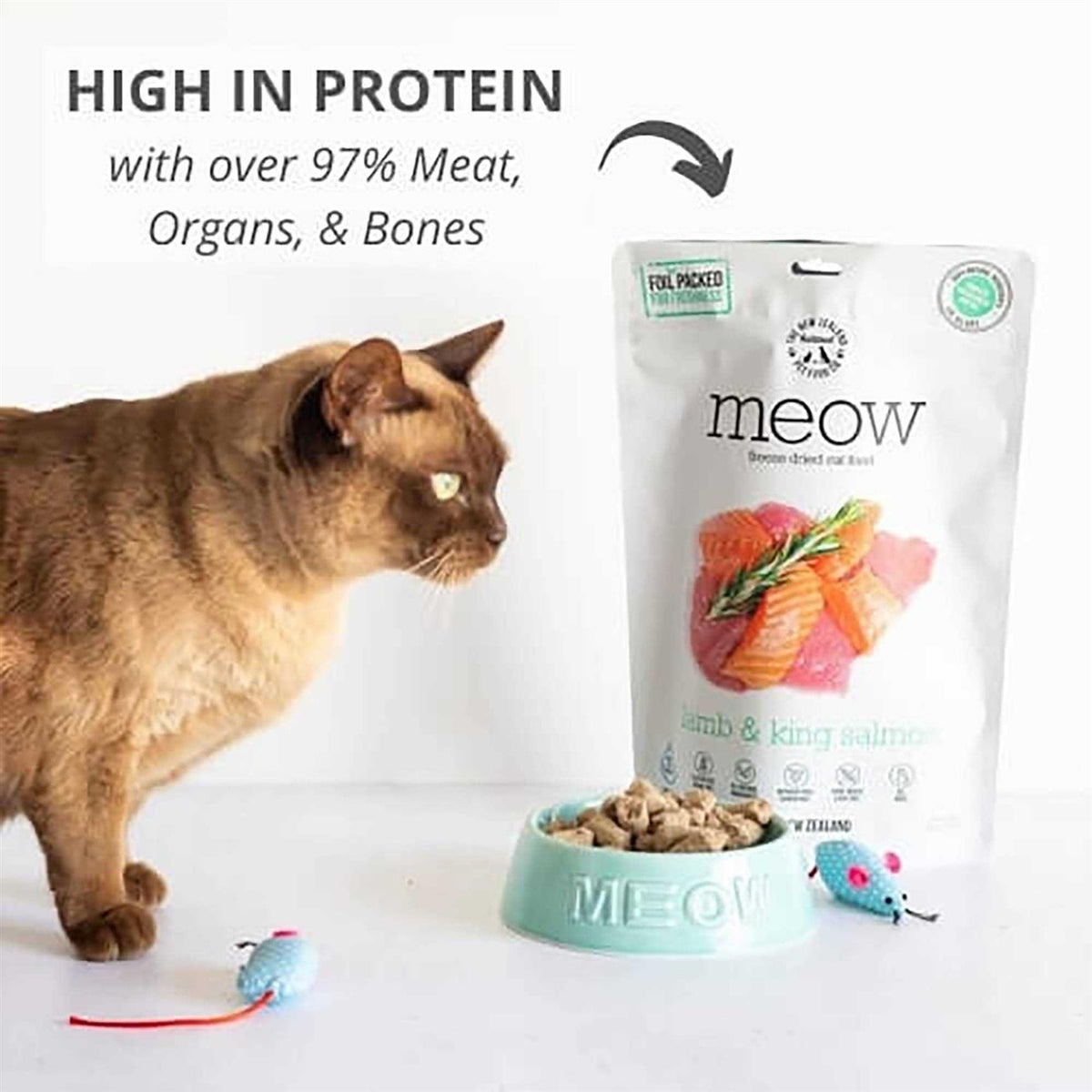 Lamb & King Salmon Freeze-Dried Cat Food J1434