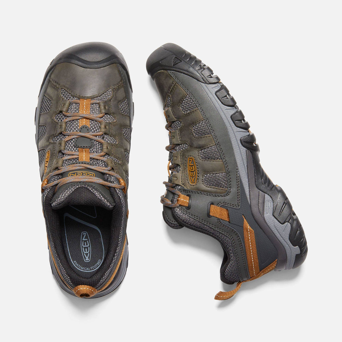 Keen Targhee Vent 8.5 Raven/Bronze Brown Hiking Shoes X816