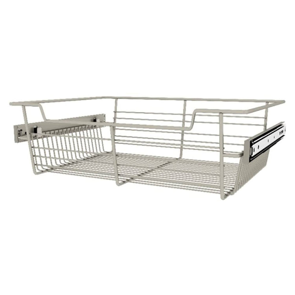 18x22 Satin Nickel Closet Basket 3 Pack T7193