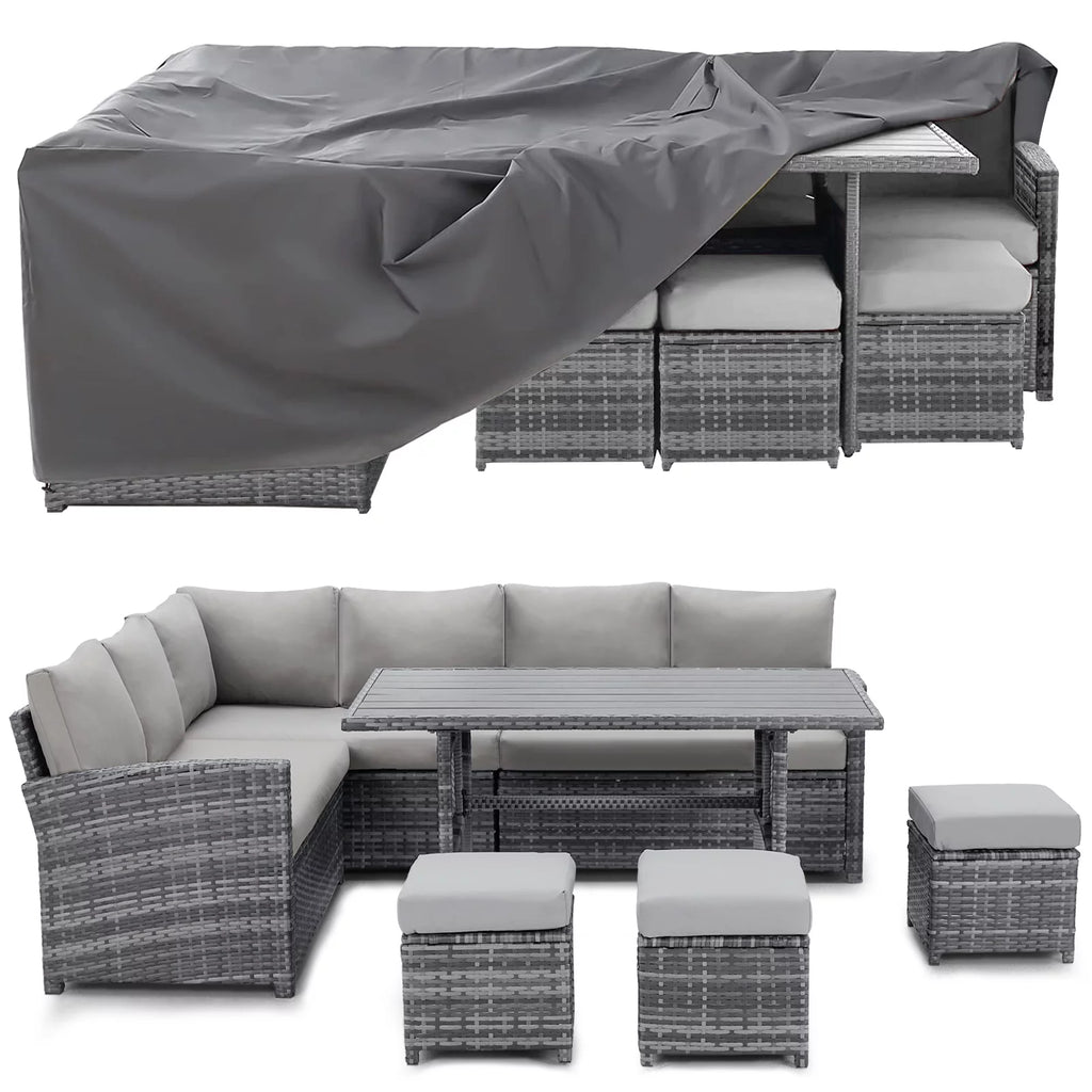7 Piece Rattan Wicker Patio Conversation Set R6203