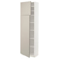 White High Cabinet with Shelves and 2 Doors J41836