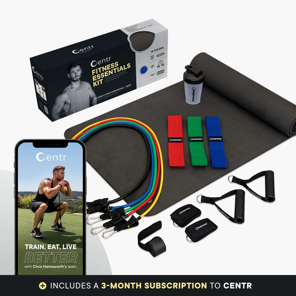 Fitness Essentials Kit Home Workout Equipment S222