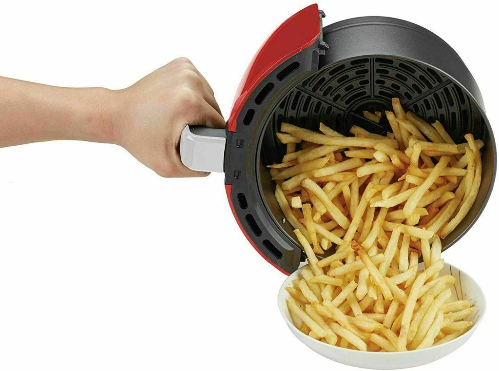 3.7-Qt. 1200 Watts Digital Air Fryer (Red) U7979