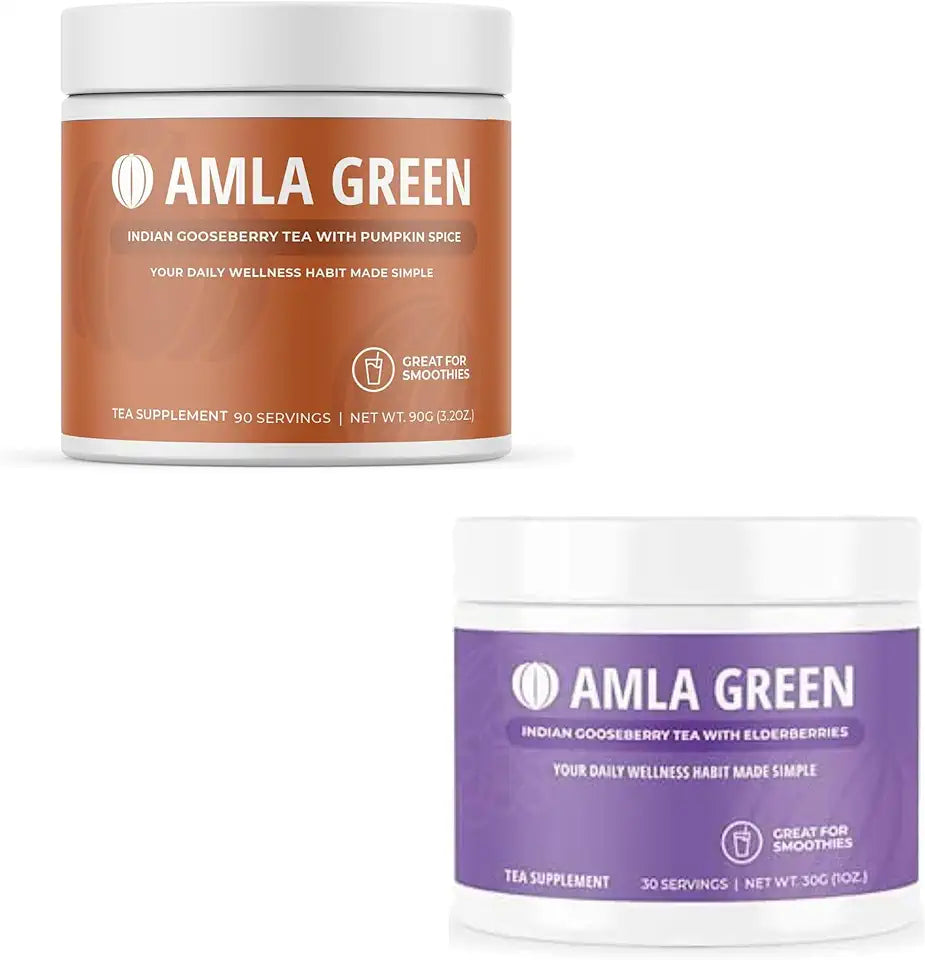 Organic Vegan Amla Powder & Green Tea Supplement N255