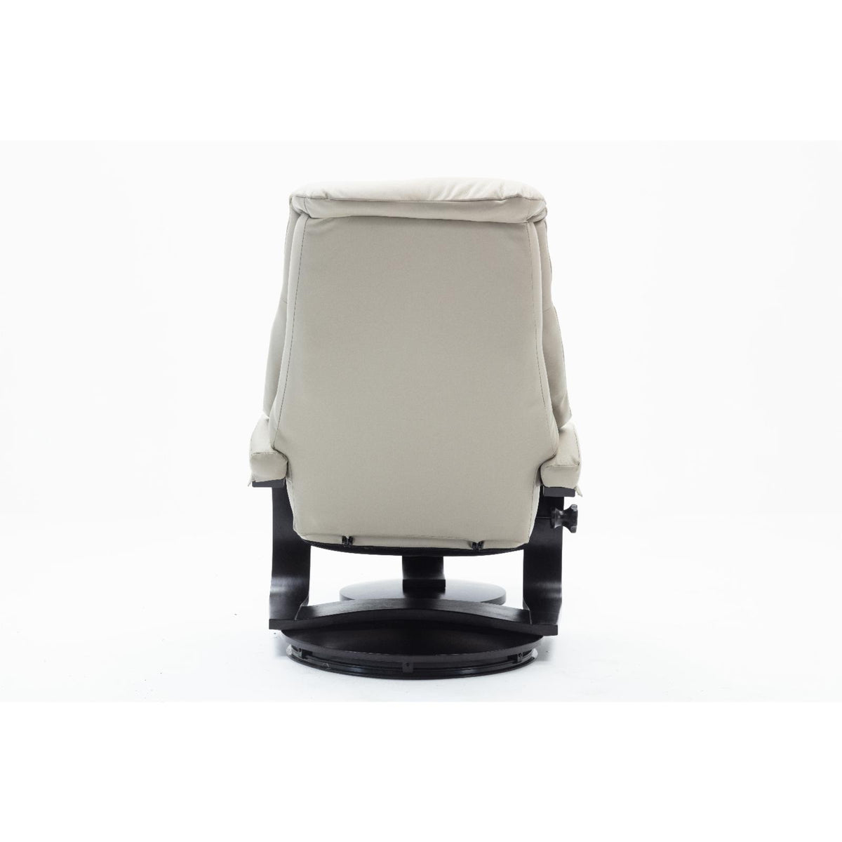 Top Grain Leather Recliner and Ottoman J156