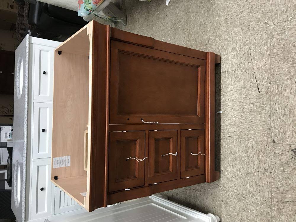 Warm Cinnamon Vanity Cabinet A20804
