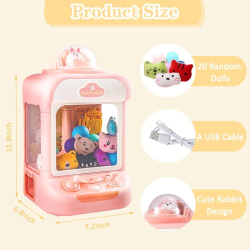 Mini Candy Vending Grabber Machine (Pink) K37171