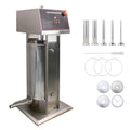 Stainless Steel Electric Sausage Stuffer 55LBS with 4 Stuffing Tubes Q8812
