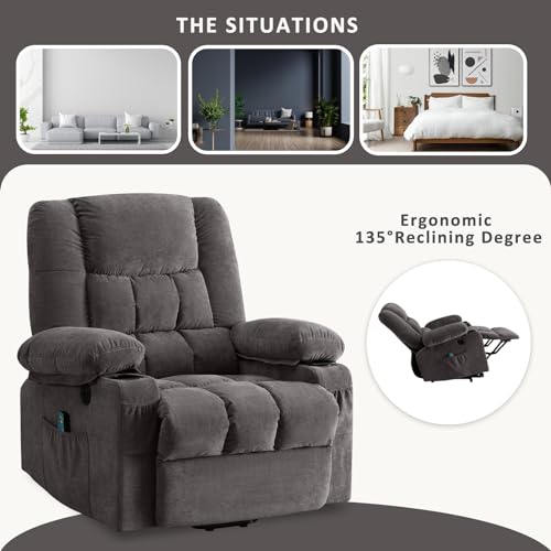 Power Lift Recliner Chair with Heat and Massage Q7211