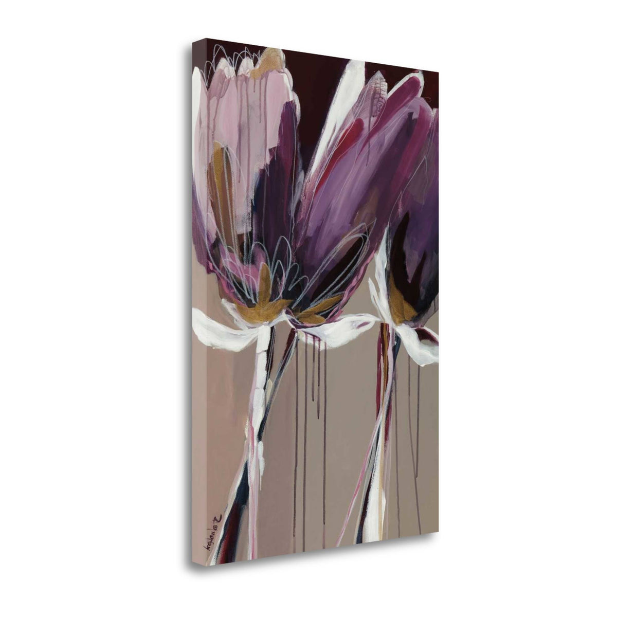 Aubergine Giclee Canvas Print N9614