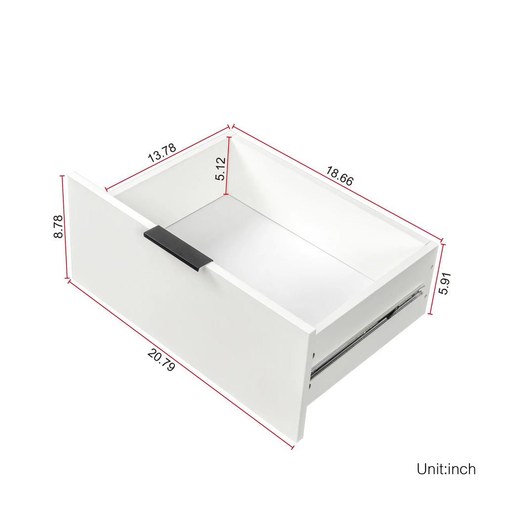 White Particle Board TV Stand W5923
