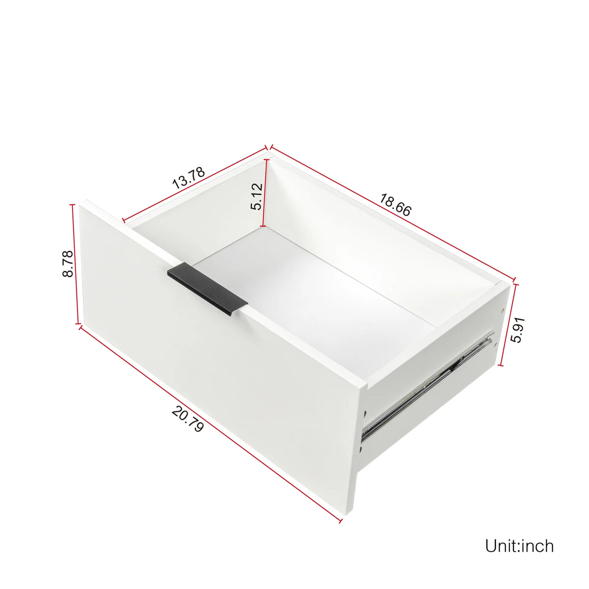 White Particle Board TV Stand W5923