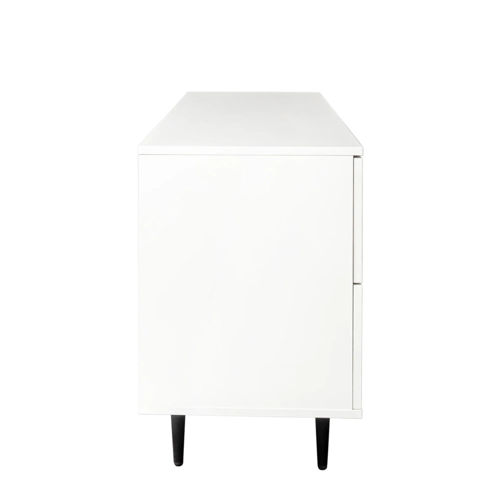 White Particle Board TV Stand W5923