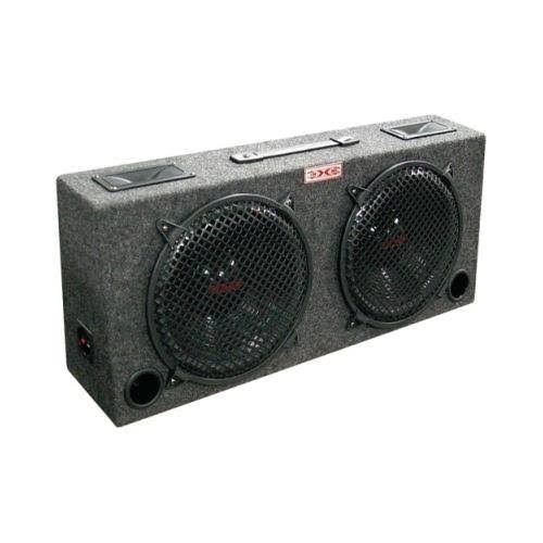 Dual 12 Car Audio Subwoofer Sub Box with 5 Tweeters A289385