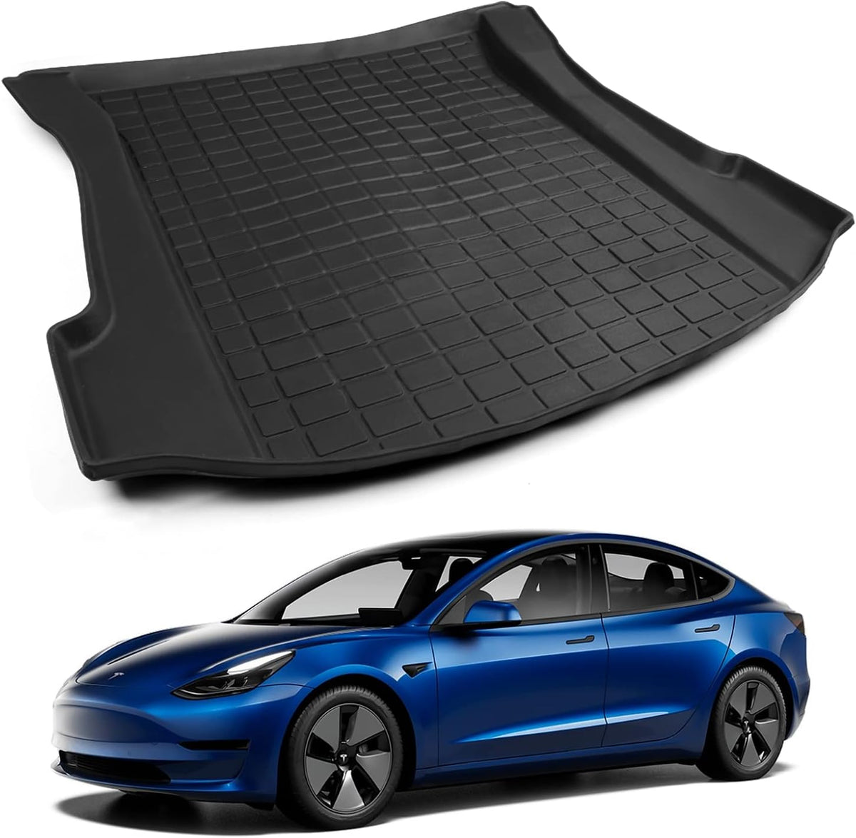 Set of 6 All Weather Frunk Mats for Tesla Model 3 V99025