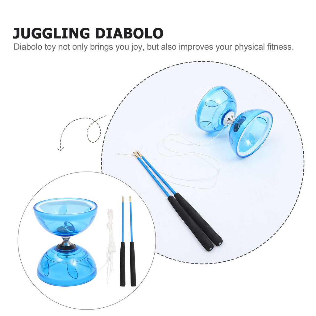 Yoyo Bearing Carnival Unresponsive Beginners Fitness Set Juggling Stick Prize Game A3822