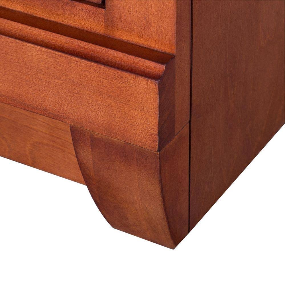 Warm Cinnamon Vanity Cabinet A20804