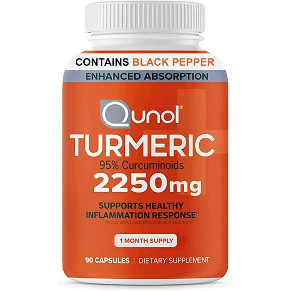 Turmeric Curcumin 2250mg 90 Vegetarian Capsules Z7024