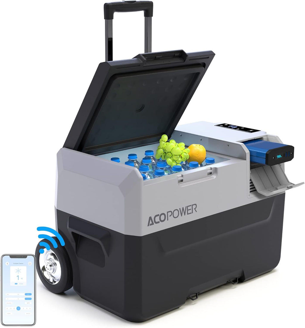 32 Quarts Portable Refrigerator with Rechargeable Battery U591357