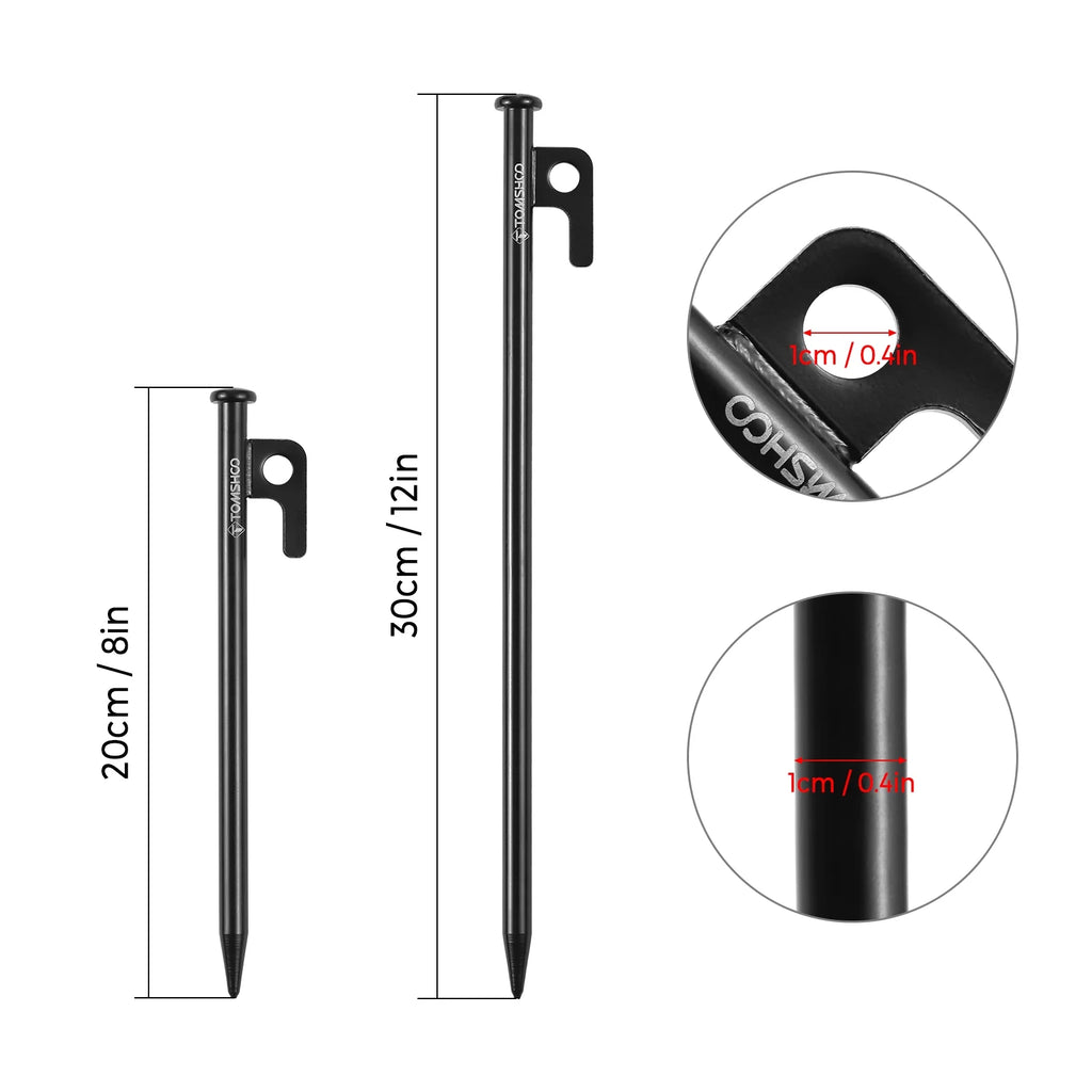 Heavy Duty Steel Tent Pegs 6PCS C1382