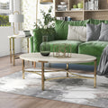 2-Piece Steel Coffee Table Set O86838