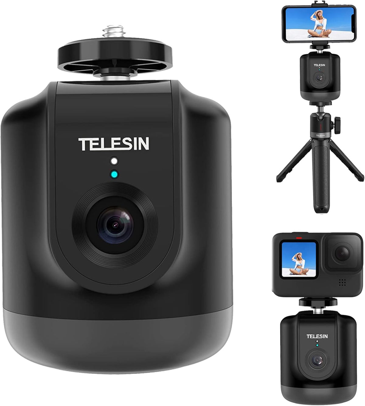 Auto Tracking Tripod with Remote Selfie Stick 360 Rotation Mount Holder E631180