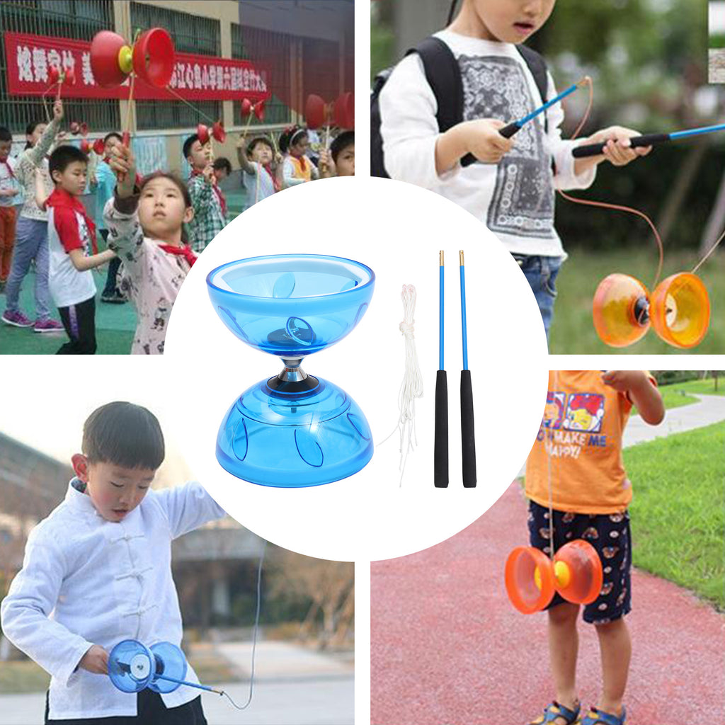 Yoyo Bearing Carnival Unresponsive Beginners Fitness Set Juggling Stick Prize Game A3822