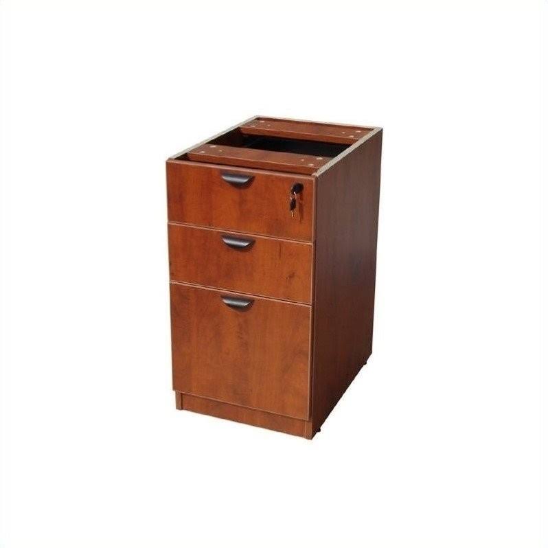 3 Drawer Wood File Cabinet in Cherry A28267