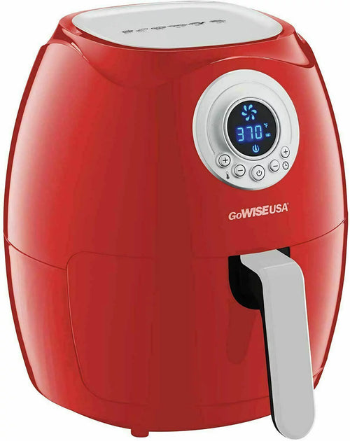 3.7-Qt. 1200 Watts Digital Air Fryer (Red) U7979