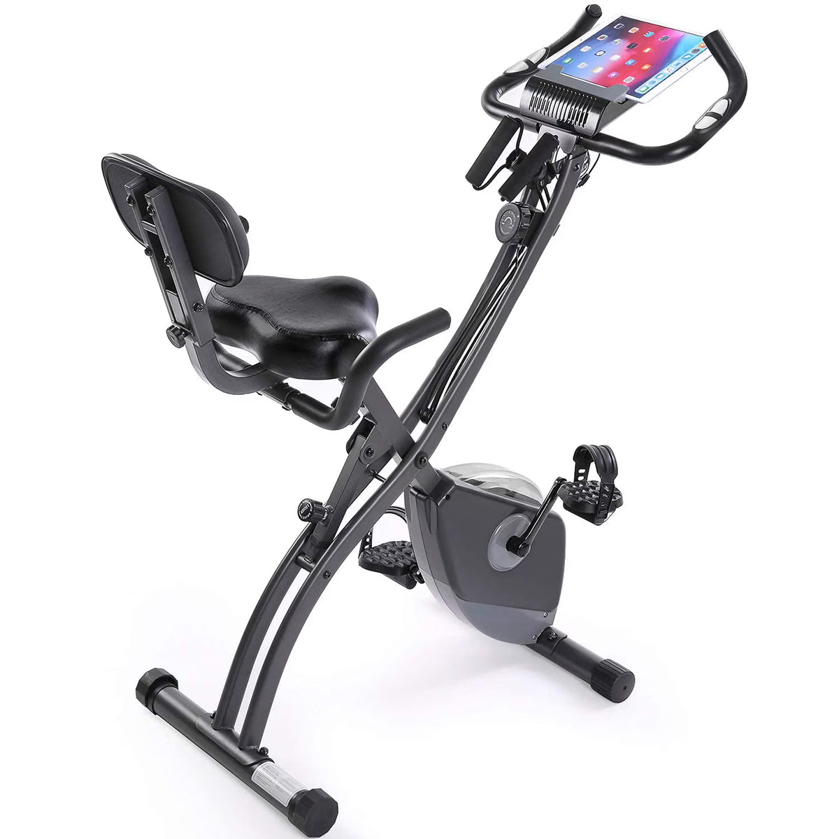 Magnetic Upright Exercise Bike with Pulse Sensor LCD Monitor B2184