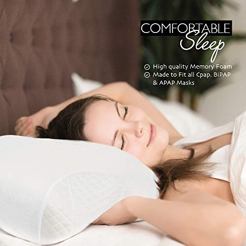 Ergonomic Memory Foam CPAP Pillow H86089