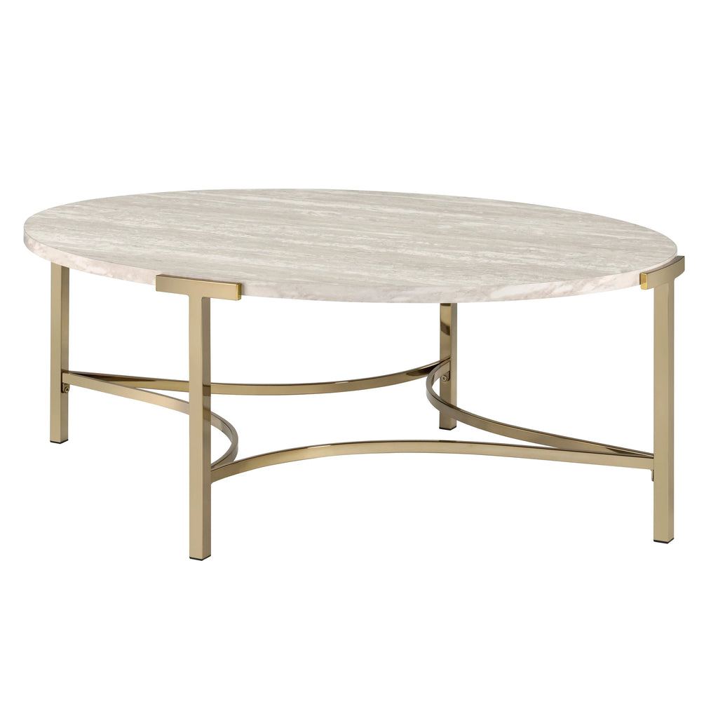 2-Piece Steel Coffee Table Set O86838