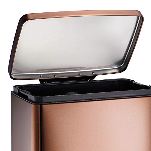 13 Gallon Stainless Steel Step Can D8753