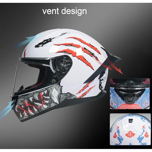 Full Face Motorcycle Helmet with HD Visor N1570