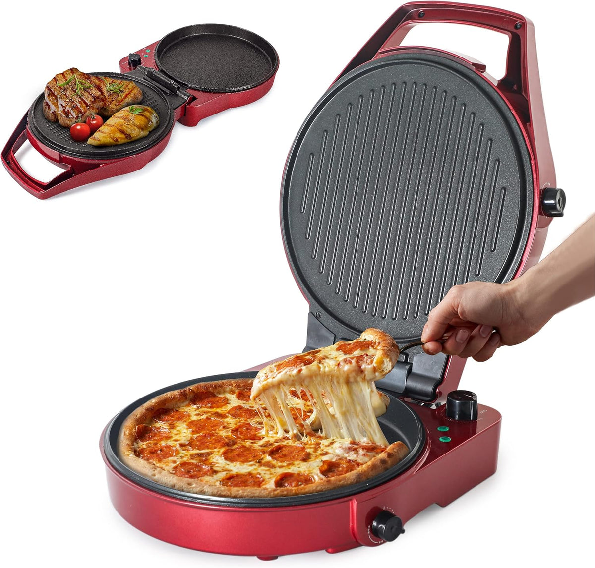 Countertop Pizza Maker Electric Grill L58872