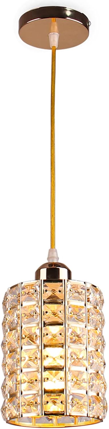 Modern Crystal Chandelier Flush Mount Ceiling Pendant Light Gold Y870