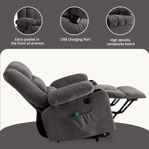 Power Lift Recliner Chair with Heat and Massage Q7211