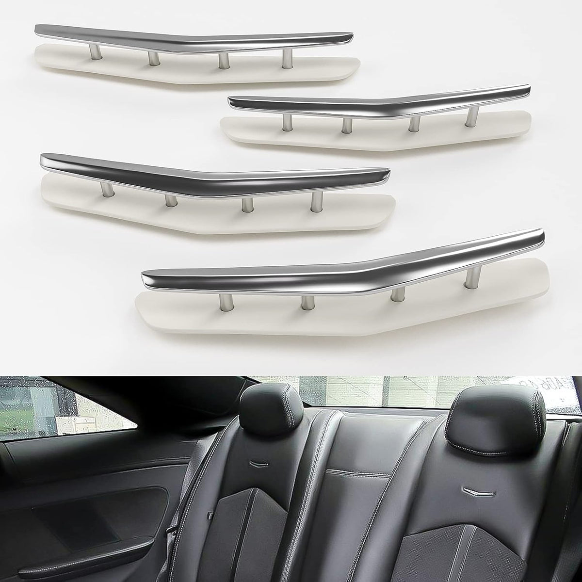 Leather Seat Badge 4PCS E48282