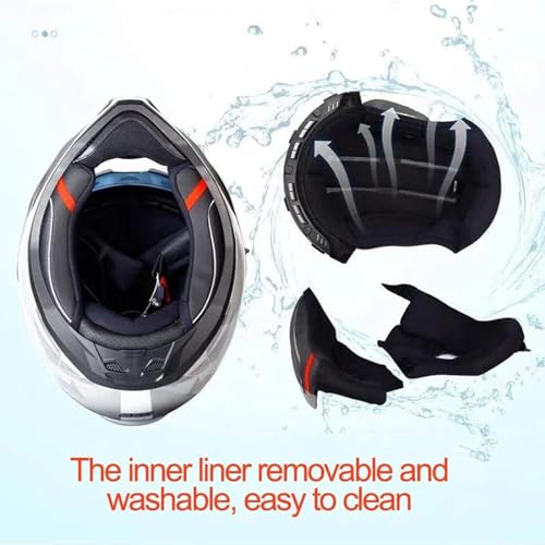 Full Face Motorcycle Helmet with HD Visor N1570