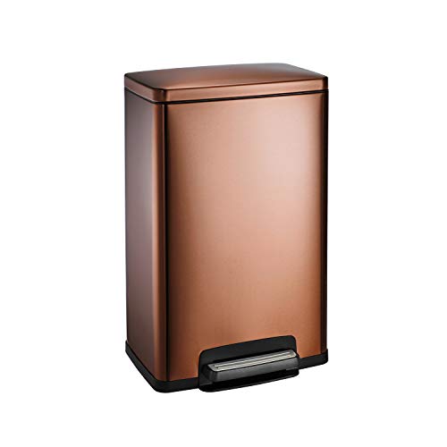 13 Gallon Stainless Steel Step Can D8753