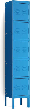 Blue 5-Tier Steel Locker D52000