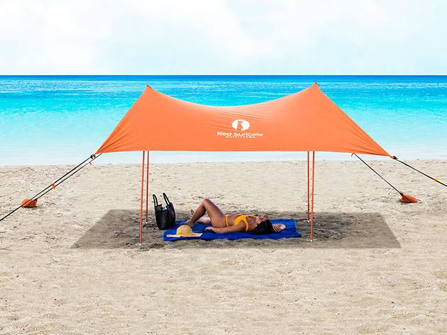 Orange Medium Beach Sun Shade Canopy Tent Y274703
