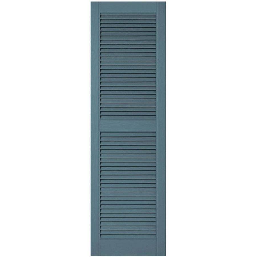 18 inchw x 77 inchh Vinyl Open Louver Shutters D295930