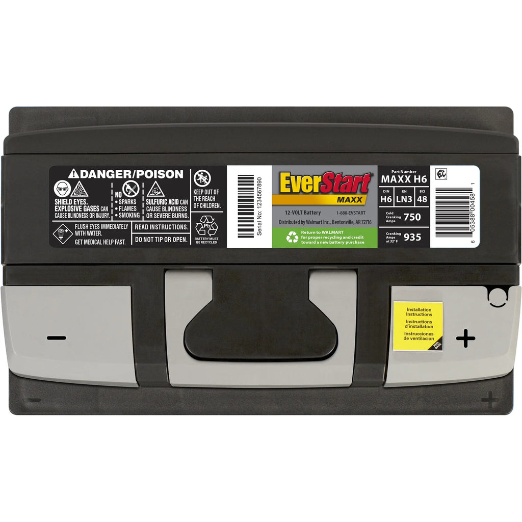 Lead Acid Automotive Battery Group Size H6 12 Volt 750 CCA I3675