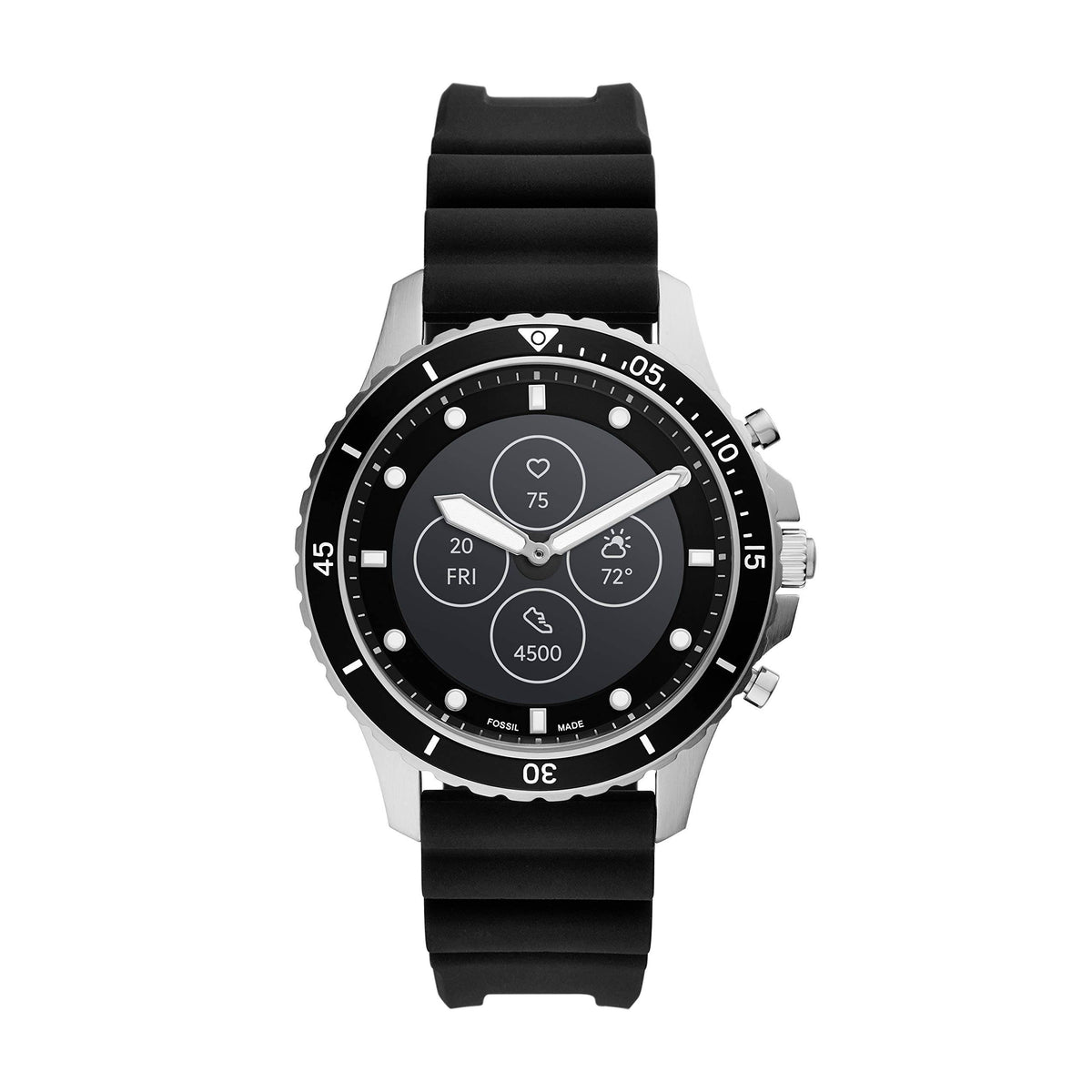 Black Hybrid Smartwatch E876497