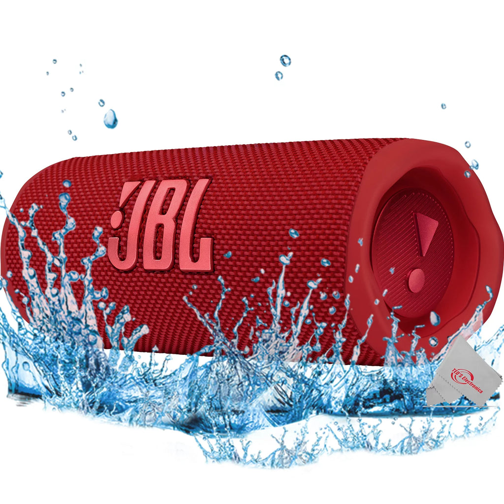 2x Wireless Portable Waterproof Speaker - Red E6253