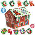 12 Day Countdown to Christmas Wooden Advent Calendar Magnetic Gingerbread House Z42758